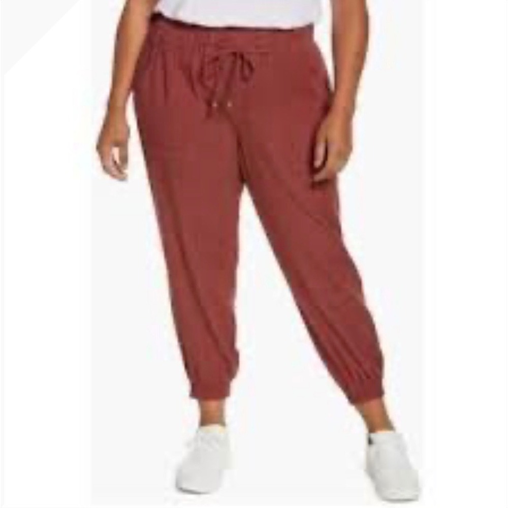 Wit & Wisdom Rust Red Ab-solution Jogger Pants Plus‎ 2X Elevated Basic Capsule